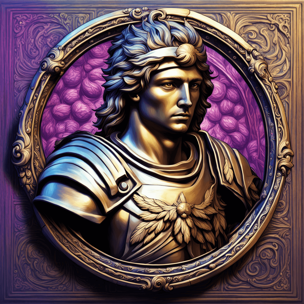 Alexander the Great: Conqueror of Hearts and Empires with Phantasmal iridescent style