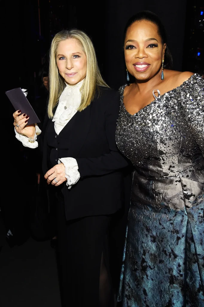 Barbra Streisand and Oprah Winfrey also attended, we hear.