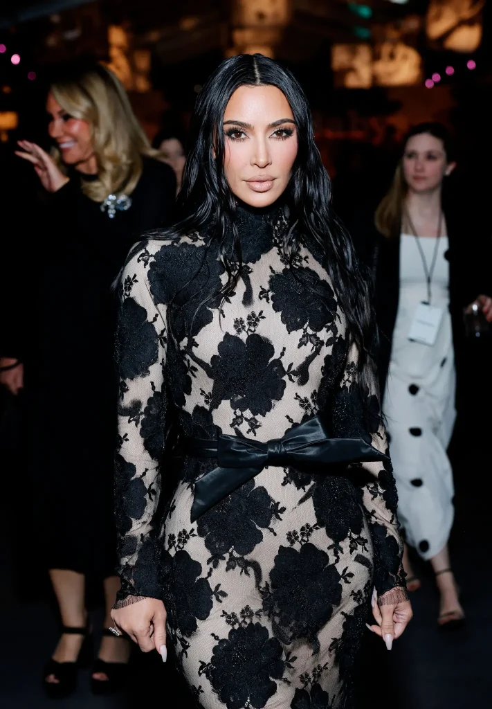 Kim Kardashian was a guest with her mom, Kris Jenner. 