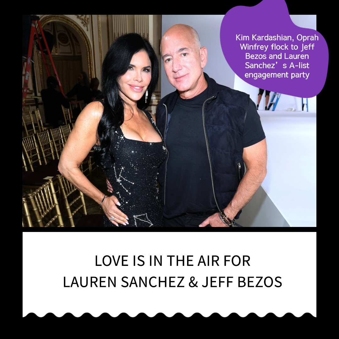 Jeff Bezos and Lauren Sanchez had a star-studded engagement party in LA.