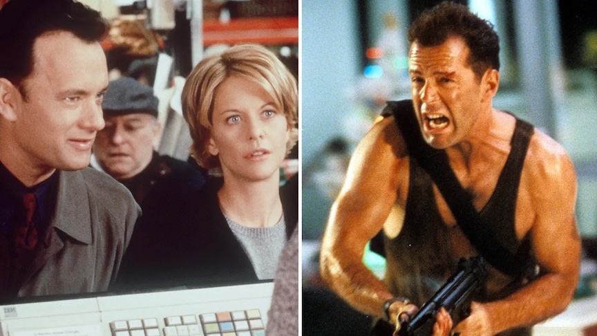 "You've Got Mail" and "Die Hard" are just two films featuring in vigorous debates about whether or not they fall within the Christmas movie genre. What do you think? (20th Century-Fox/Getty Images)