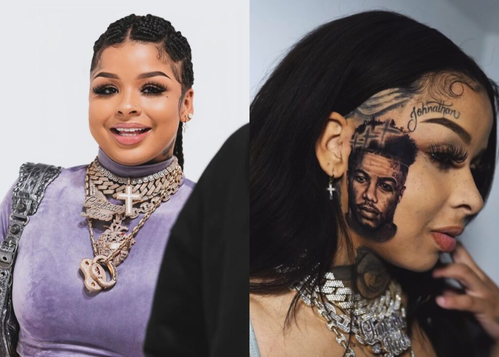 Chrisean Rock's Controversial Tattoo: Blueface's Face on Full Display