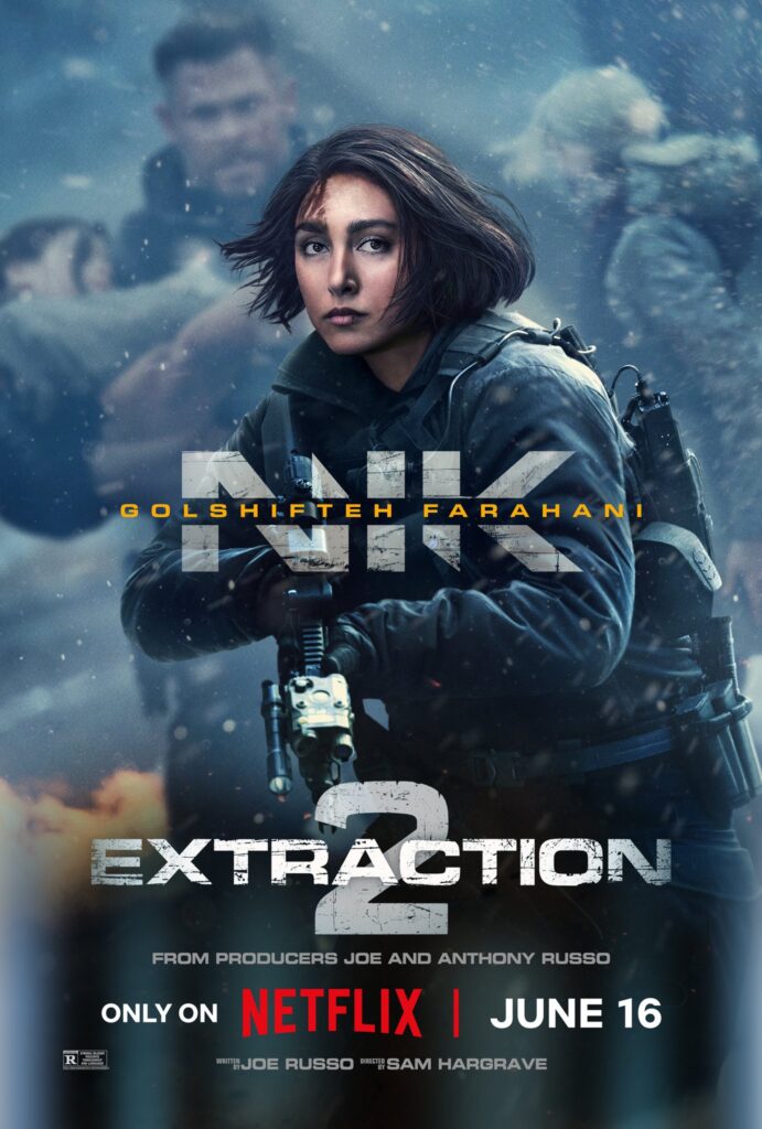 Golshifteh Farahani on Extraction 2