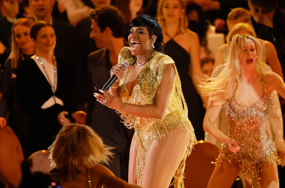 Fantasia Barrino at the 66th Grammy Awards held at the Crypto.com Arena in Los Angeles on Feb. 4, 2024.