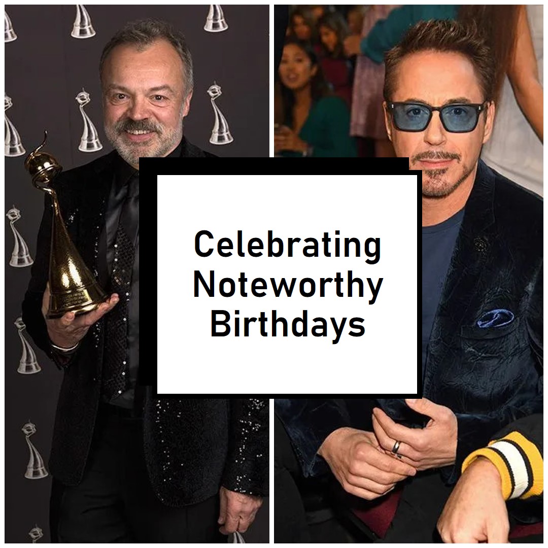 Celebrating April 4th Noteworthy Birthdays of Celebrities